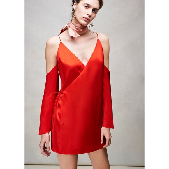 REVOLVE “Amur” Sloan Dress in Valentine Red NWT - Picture 2 of 2